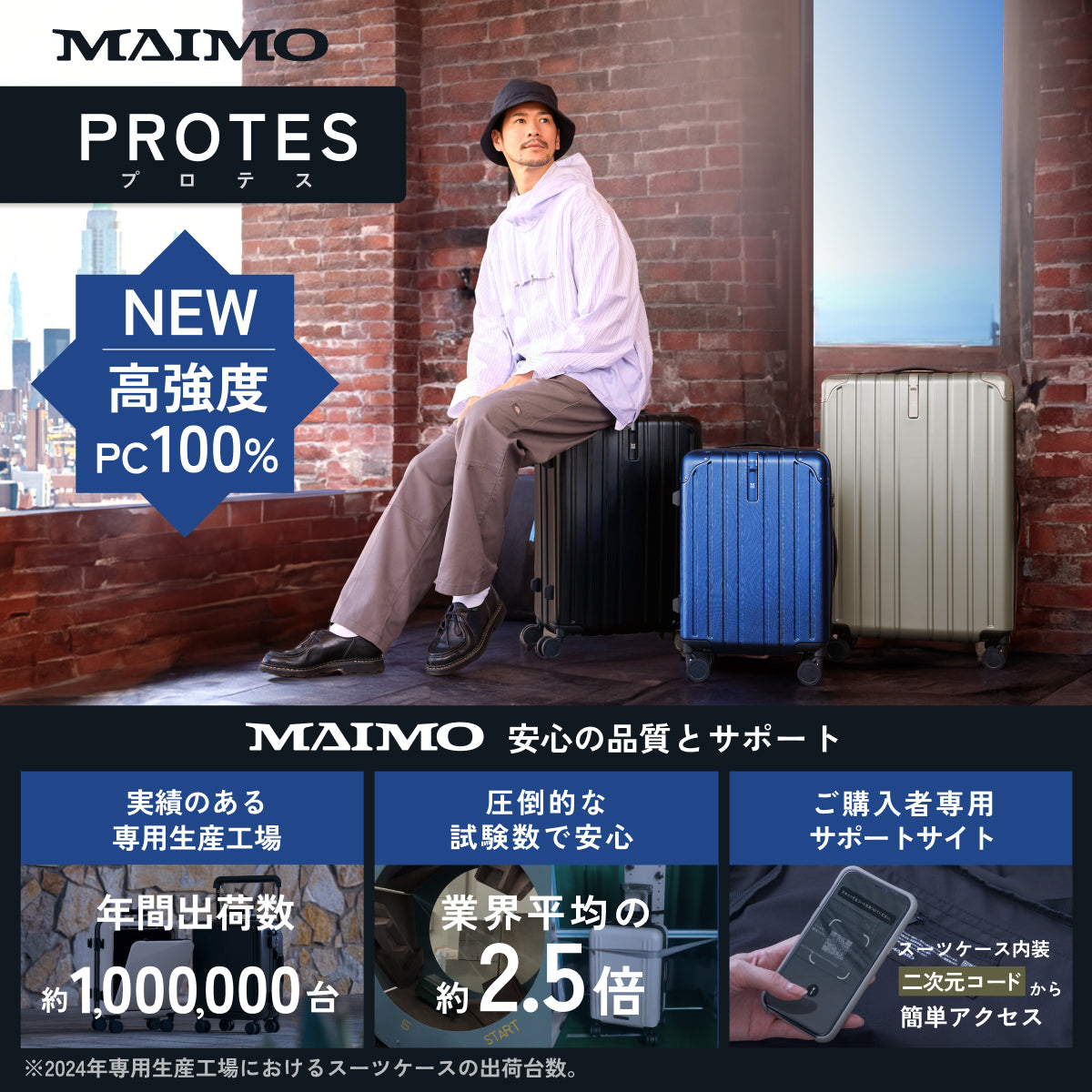 【リニューアルして新登場!長く使える多機能モデル】PROTES - プロテス -