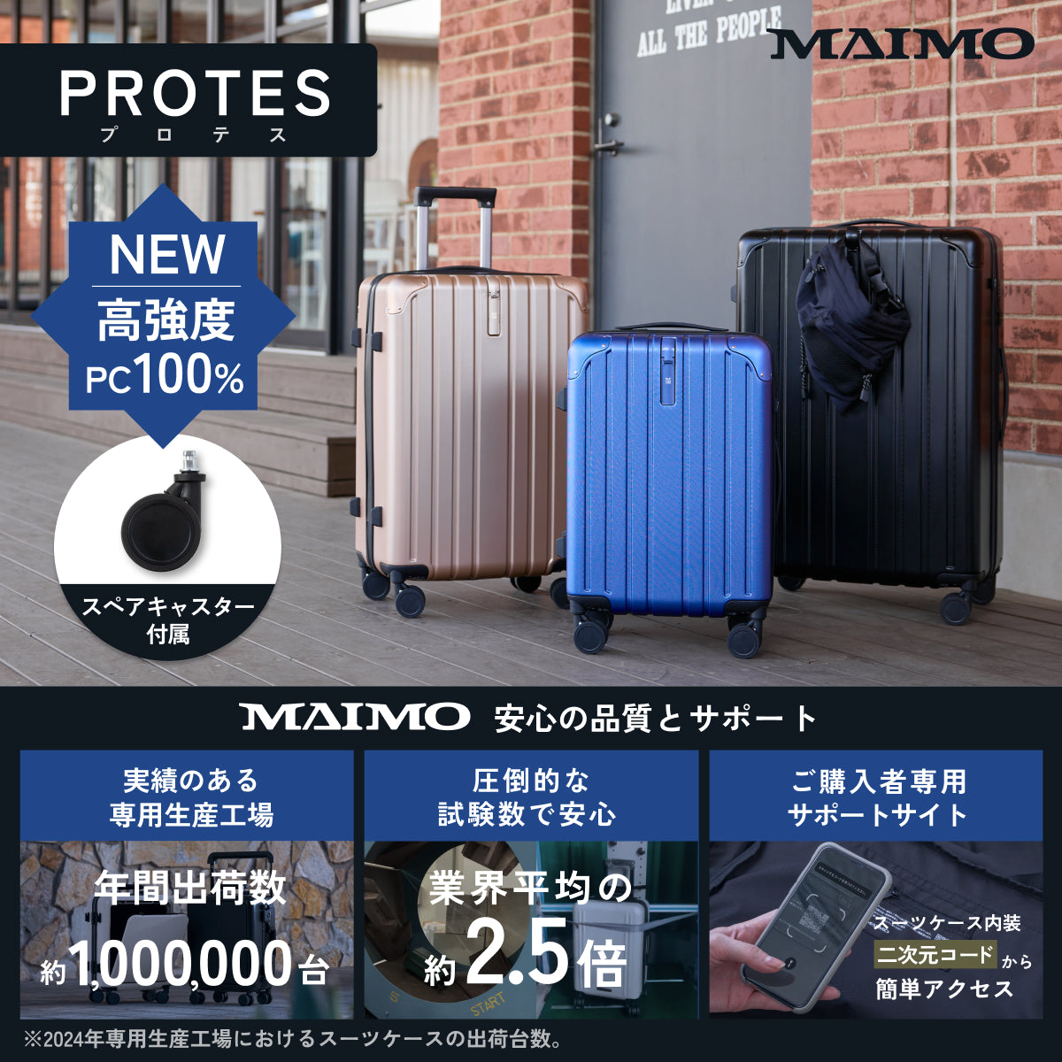 【リニューアルして新登場!長く使える多機能モデル】PROTES - プロテス -