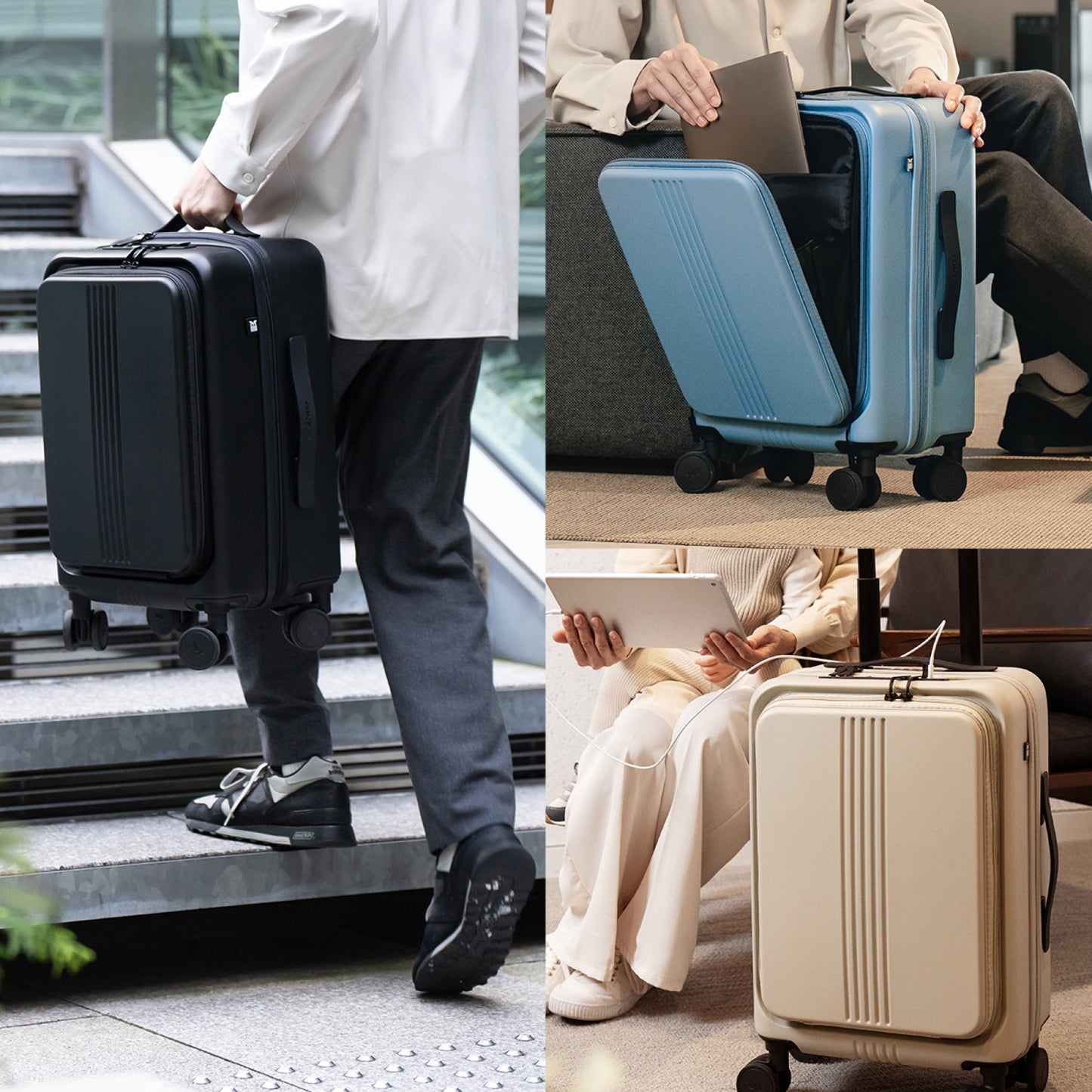 STAND UPスーツケース