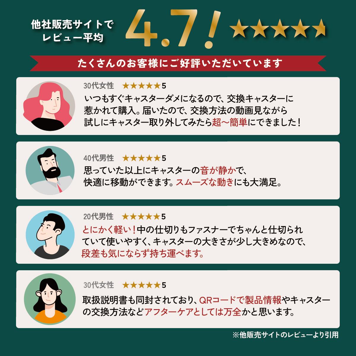 たくさんのお客様にご好評いただいてます