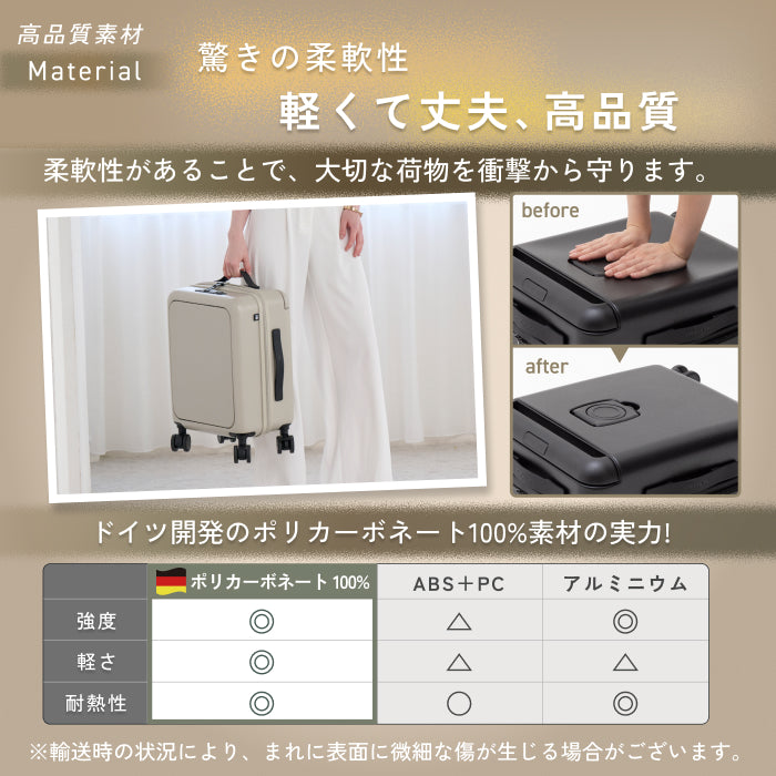 【収納も移動も抜群の最速スーツケース】SPEED U / SPEED U plus