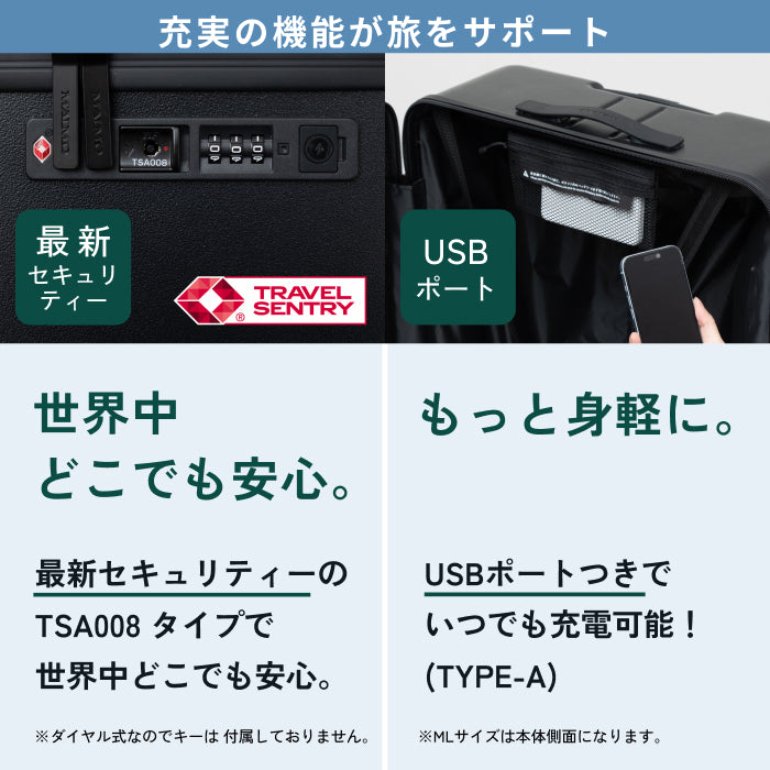 たっぷり入るのに軽やか。次の旅はXLと始めよう。COLOR YOU Kei XL
