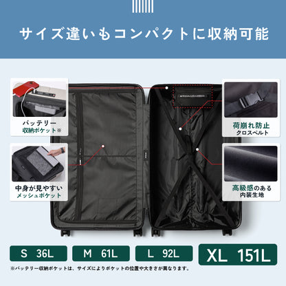 たっぷり入るのに軽やか。次の旅はXLと始めよう。COLOR YOU Kei XL