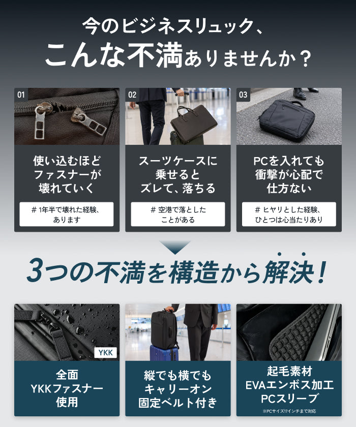 DOCKPACK　ビジネスリュック