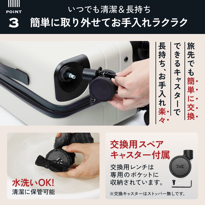 【進化した多機能スーツケース】COLOR YOU plus -カラーユープラス-