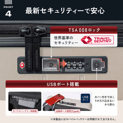 【進化した多機能スーツケース】COLOR YOU plus -カラーユープラス-