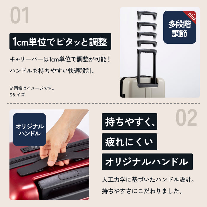 進化した多機能スーツケース】COLOR YOU plus -カラーユープラス