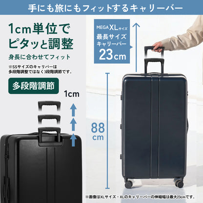 たっぷり入るのに軽やか。次の旅はXLと始めよう。COLOR YOU Kei XL