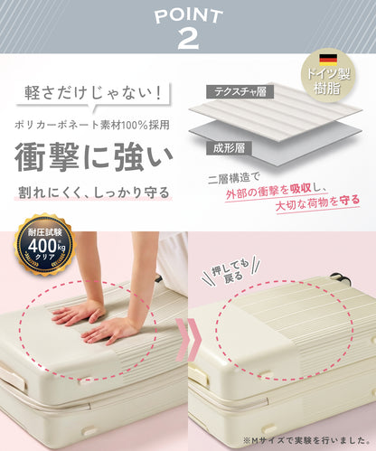 【軽くて使いやすい。はじめての旅行でも迷わず安心して使える一台】HARENO