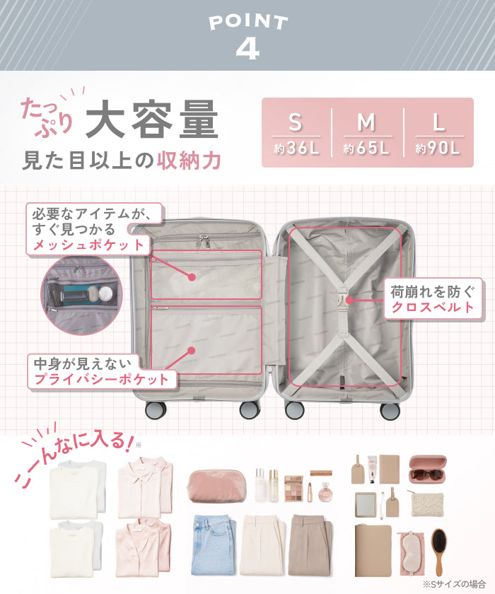 【軽くて使いやすい。はじめての旅行でも迷わず安心して使える一台】HARENO
