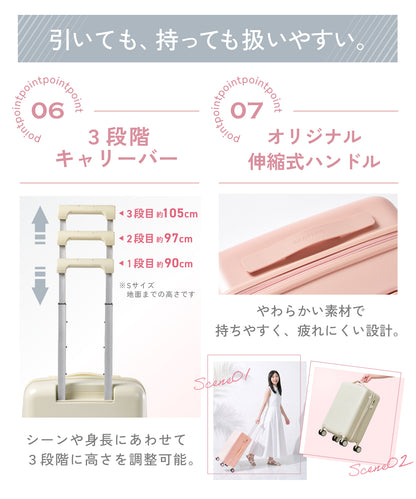 【軽くて使いやすい。はじめての旅行でも迷わず安心して使える一台】HARENO