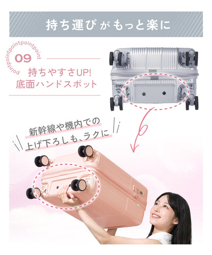 【軽くて使いやすい。はじめての旅行でも迷わず安心して使える一台】HARENO