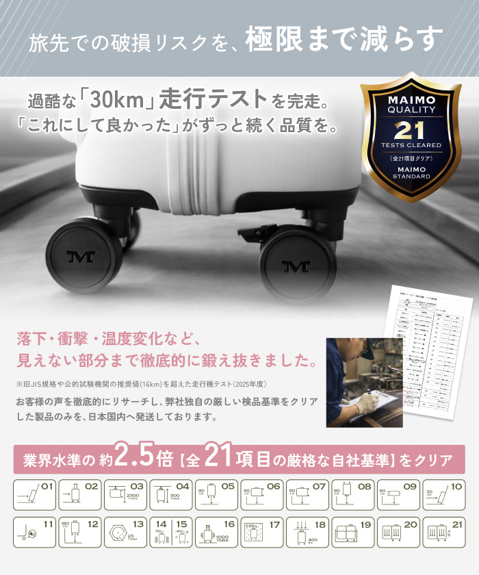 【軽くて使いやすい。はじめての旅行でも迷わず安心して使える一台】HARENO